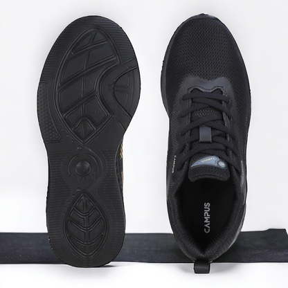 CAMPUS IVAN Black Men's Sports Shoes