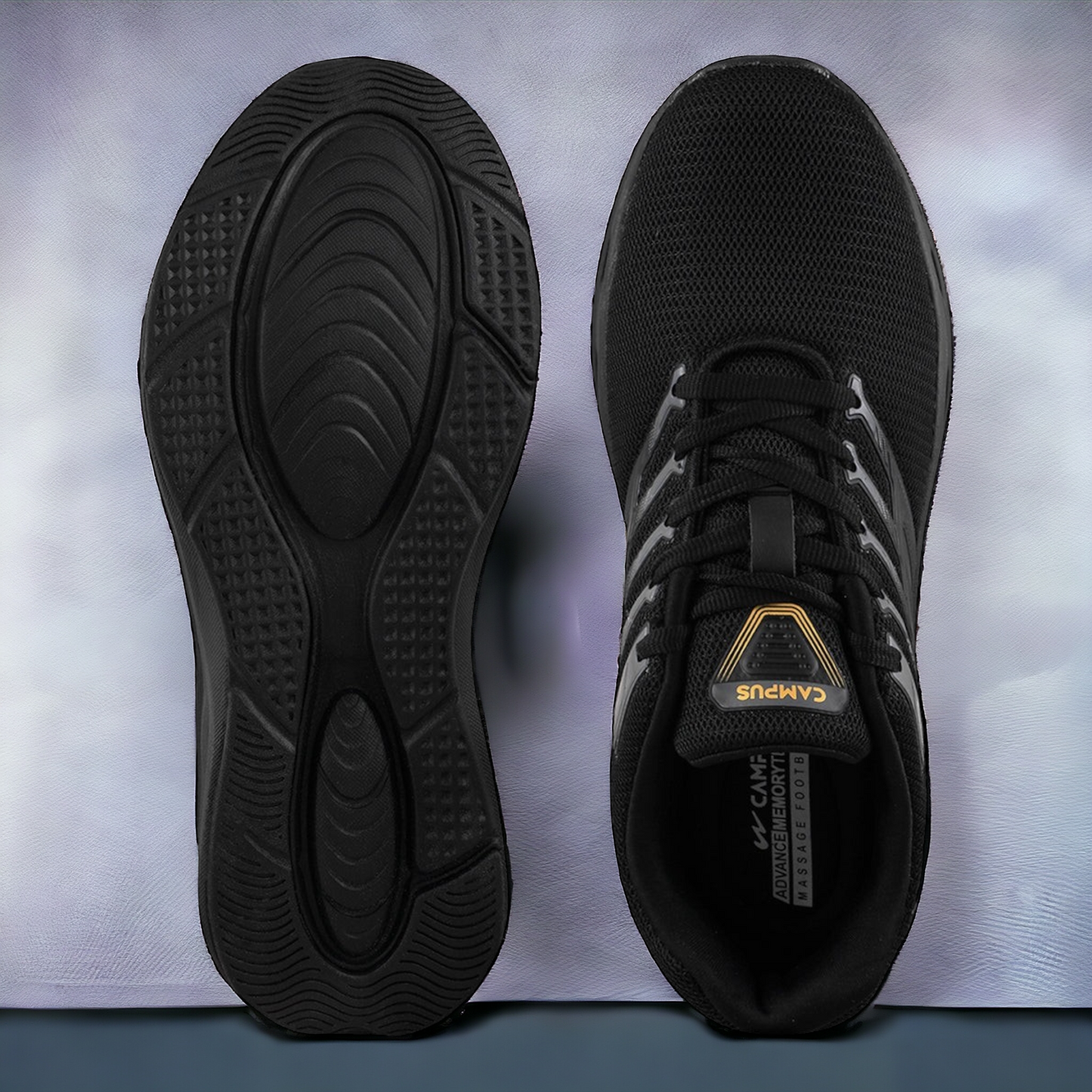 CAMPUS JETTA BLACK Men's Running Shoes