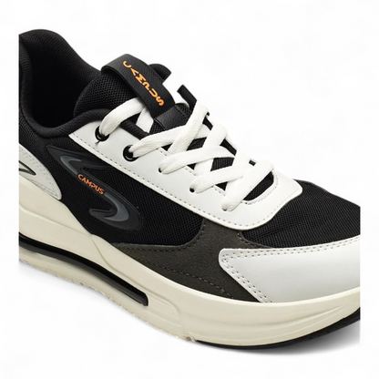 CAMPUS LEVEL BLACK/WHITE Men's Running Shoes