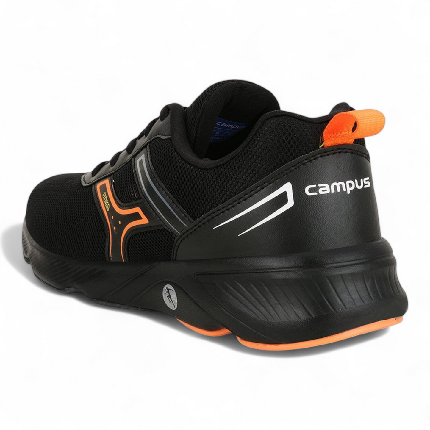 CAMPUS RIDDER BLACK/ORANGE Men's Running Shoes