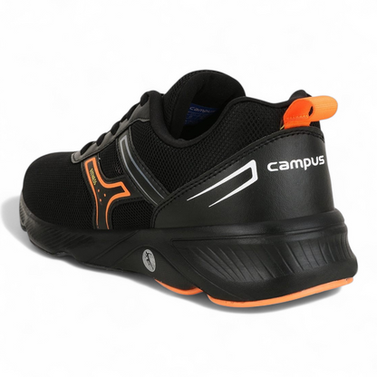 CAMPUS RIDDER BLACK/ORANGE Men's Running Shoes