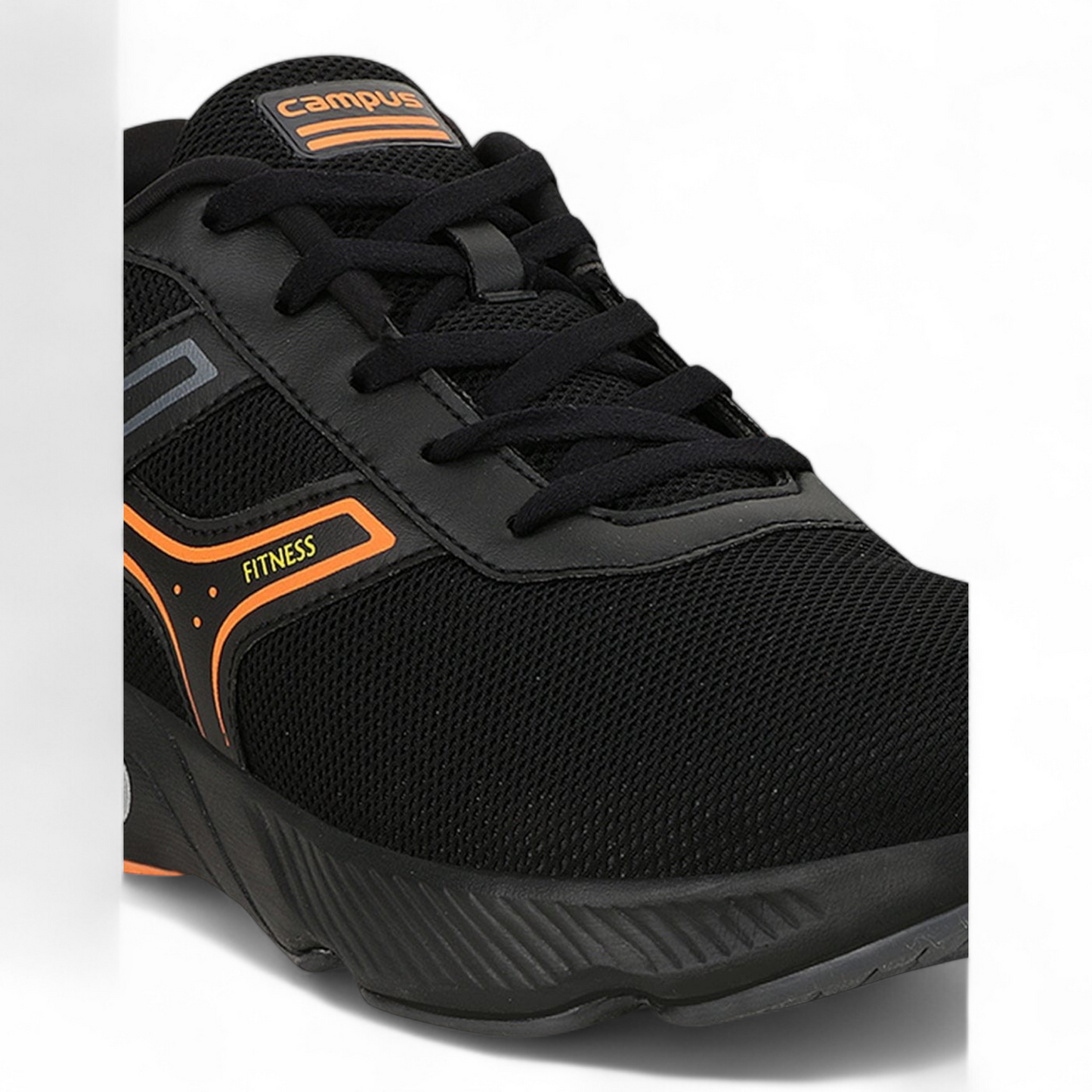 CAMPUS RIDDER BLACK/ORANGE Men's Running Shoes