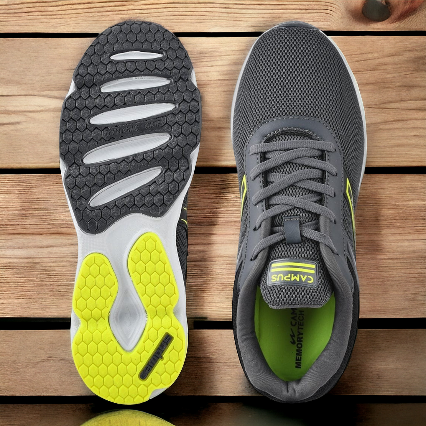 CAMPUS RIDDER GREY/BLACK Men's Running Shoes