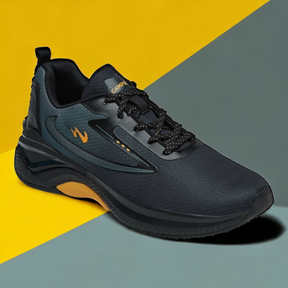 CAMPUS VESPER BLACK/MUSTARD Men's Running Shoes