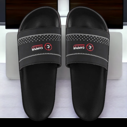 CAMPUS SL-436 BLACK/RED Men's Flipflop/Slides/Slipper
