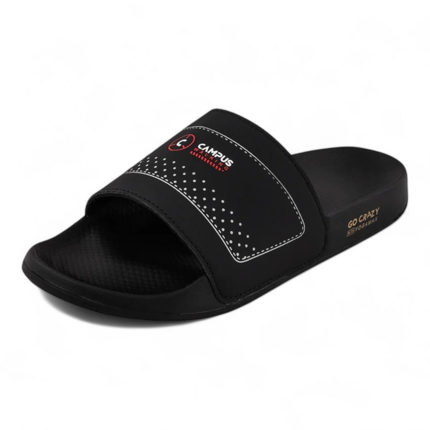 CAMPUS SL-436 BLACK/RED Men's Flipflop/Slides/Slipper