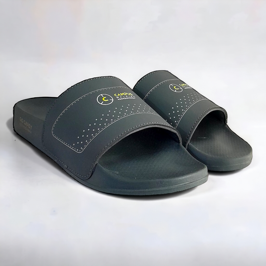 CAMPUS SL-436 GREY/YELLOW Men's Flipflop/Slides/Slipper