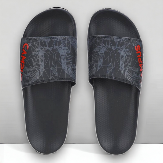 CAMPUS SL-437 BLACK/RED Men's Flipflop/Slides/Slipper