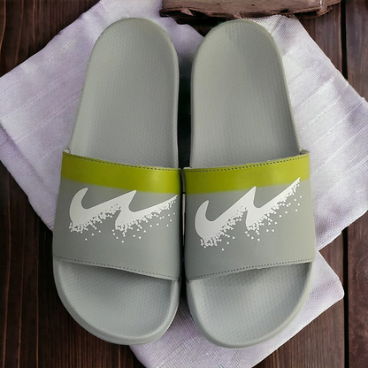 CAMPUS SL-447 DARKGREY/YELLOW  Men's Flipflop/Slides/Slipper