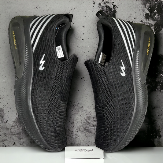 CAMPUS PANEL BLACK/SILVER Men's Walking Shoes