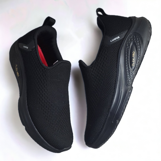 CAMPUS WIKES BLACK Men's Walking Shoes