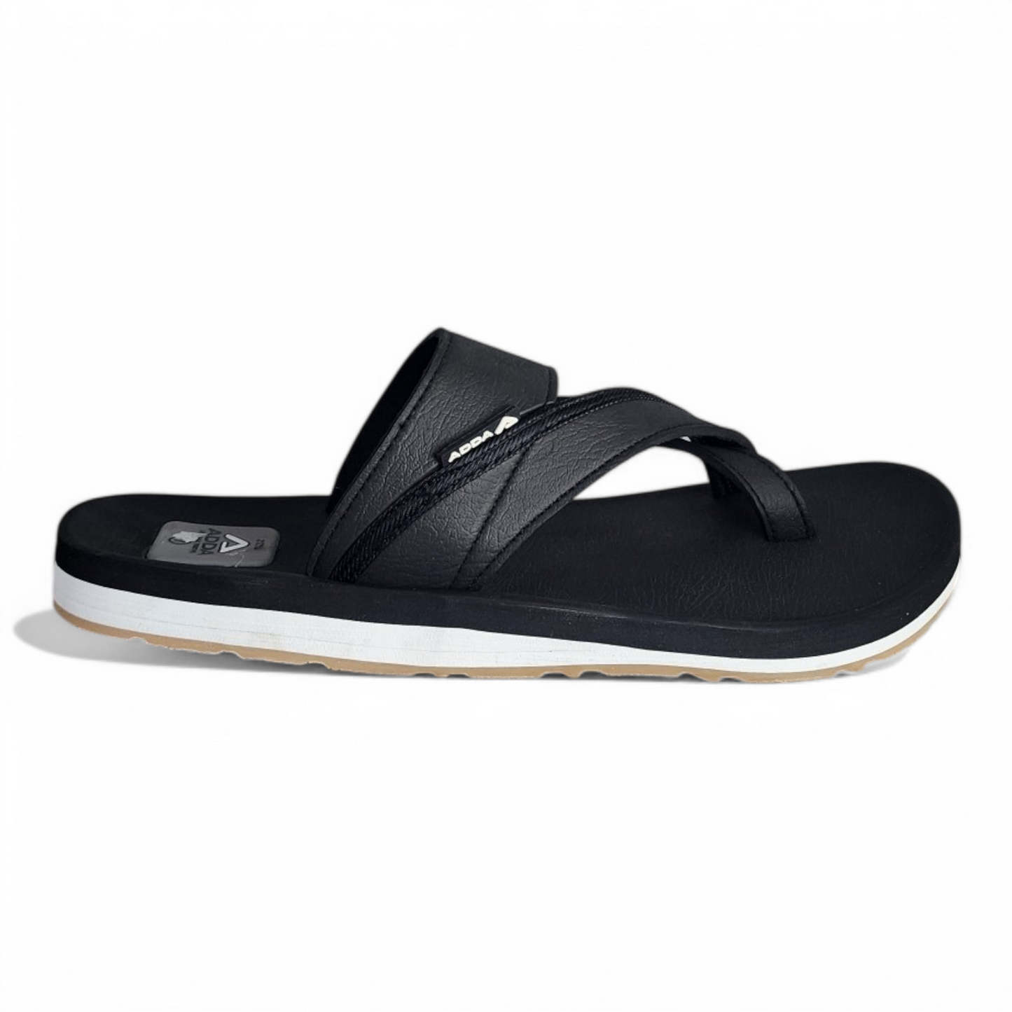 ADDA AIR BLACK Men's Slipper/Chapple/Flip flop