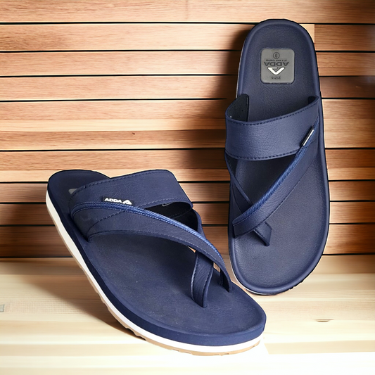 ADDA AIR NAVY Men's Slipper/Chapple/Flip flop