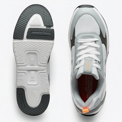 CAMPUS LEVEL WHITE/GREY Men's Running Shoes