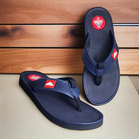 ADDA CASIO2 NAVY Men's Slipper/Chapple/Flip flop