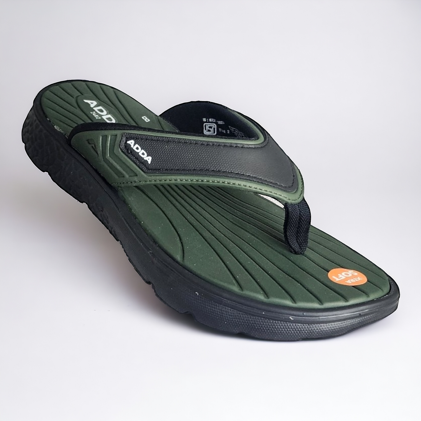 ADDA CLOUDWALK1 OLIVE/BLACK Men's Slipper/Chapple/Flip flop
