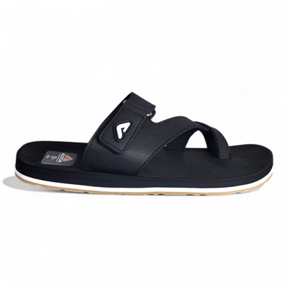 ADDA CLUB1 FULL BLACK Men's Slipper/Chapple/Flip flop
