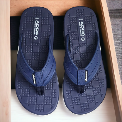 ADDA DEFENDER1 NAVY Men's Slipper/Chapple/Flip flop
