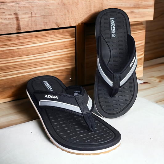 ADDA DEFENDER3 BLACK Men's Slipper/Chapple/Flip flop
