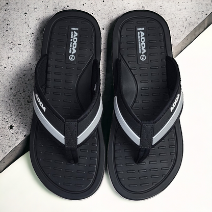 ADDA DEFENDER3 BLACK Men's Slipper/Chapple/Flip flop