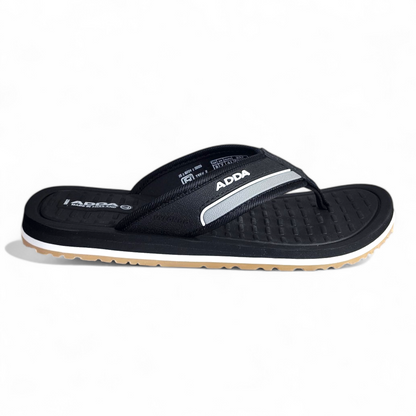 ADDA DEFENDER3 BLACK Men's Slipper/Chapple/Flip flop