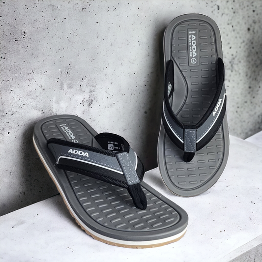 ADDA DEFENDER3 GREY Men's Slipper/Chapple/Flip flop