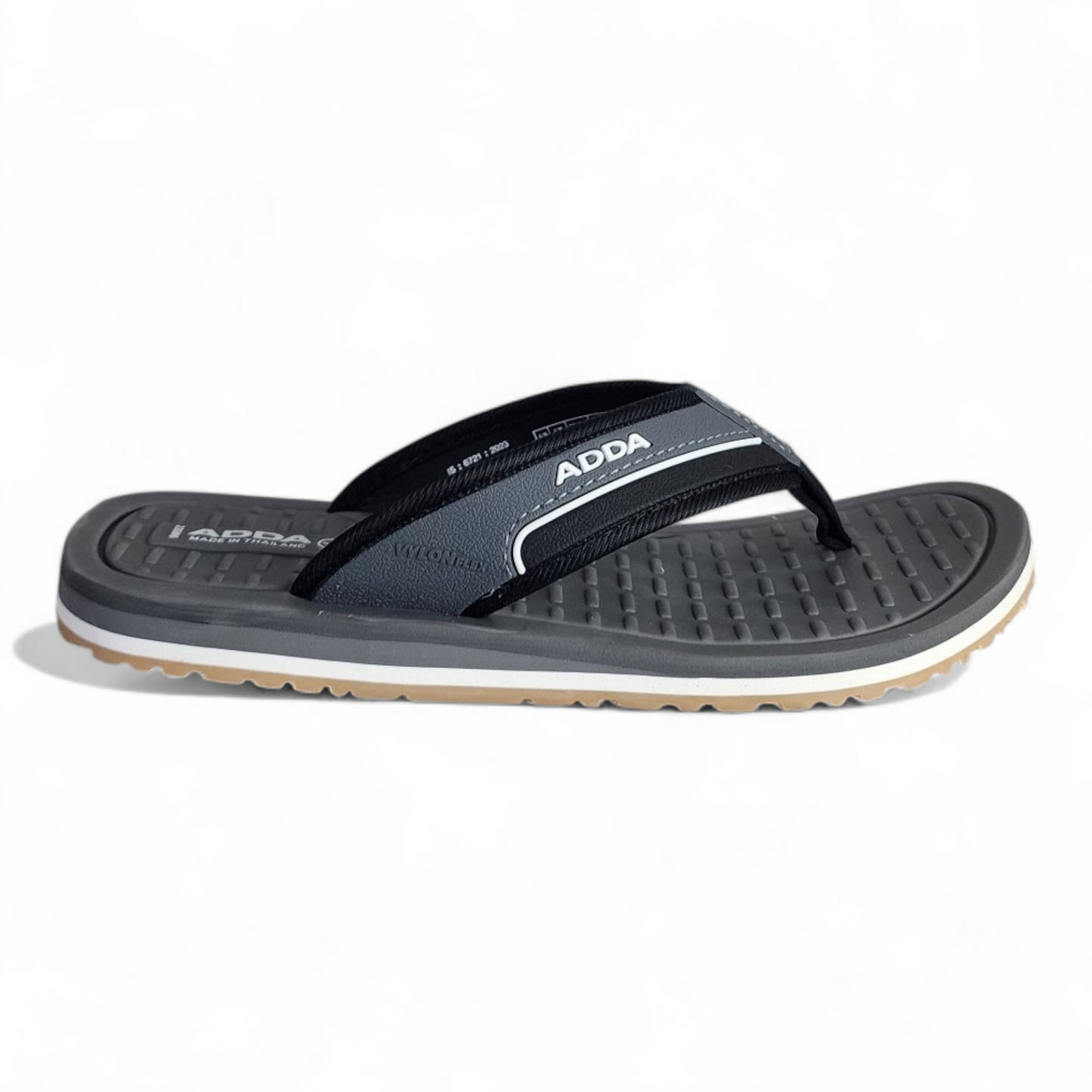 ADDA DEFENDER3 GREY Men's Slipper/Chapple/Flip flop
