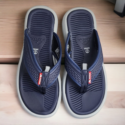 ADDA HELLO01 NAVY/GREY Men's Slipper/Chapple/Flip flop