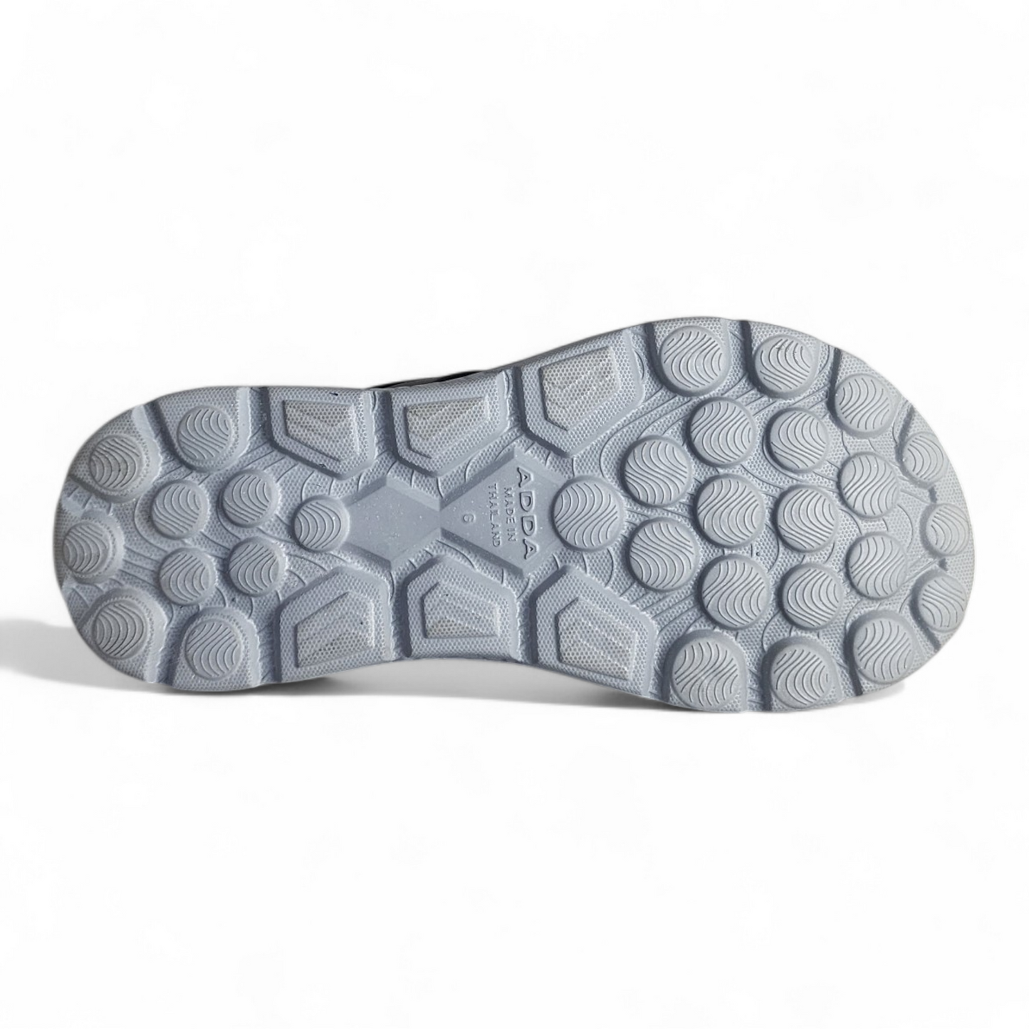 ADDA HYBRID1 BLACK/GREY  Men's Slipper/Chapple/Flip flop