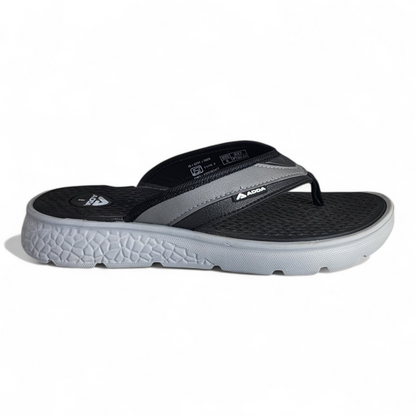 ADDA HYBRID1 BLACK/GREY  Men's Slipper/Chapple/Flip flop