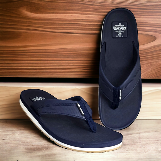 ADDA JAMES1 NAVY Men's Slipper/Chapple/Flip flop