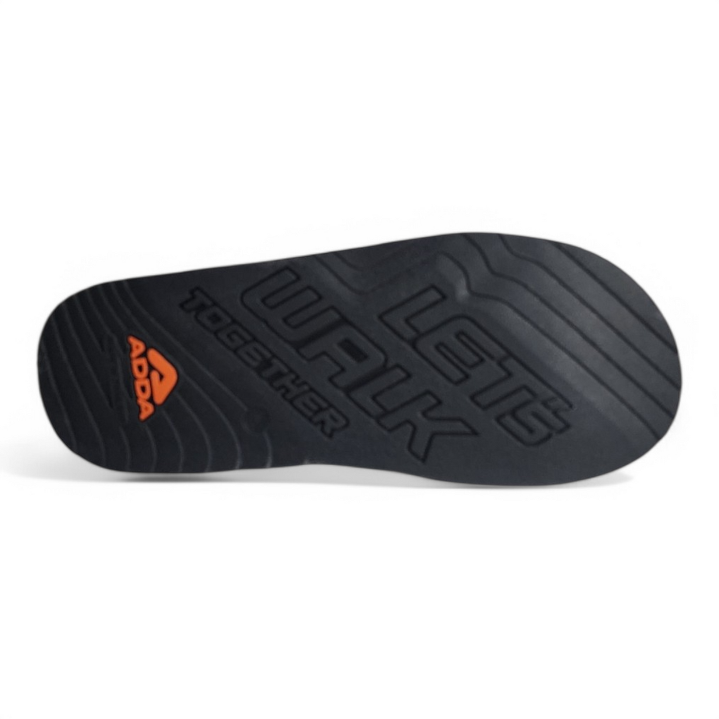 ADDA JAZZ KHAKHI/WHITE Men's Slipper/Chapple/Flip flop