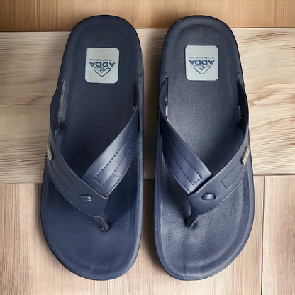 ADDA KING01 NAVY/BLACK Men's Slipper/Chapple/Flip flop