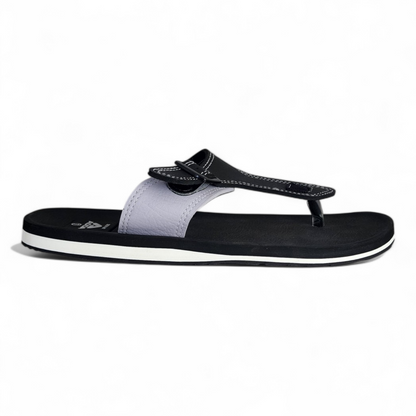 ADDA LIFE01 BLACK Men's Slipper/Chapple/Flip flop