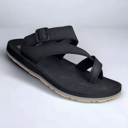 ADDA OMEGA33 BLACK/GREY Men's Slipper/Chapple/Flip flop