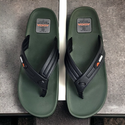 ADDA ONLY1 OLIVE/BLACK Men's Slipper/Chapple/Flip flop