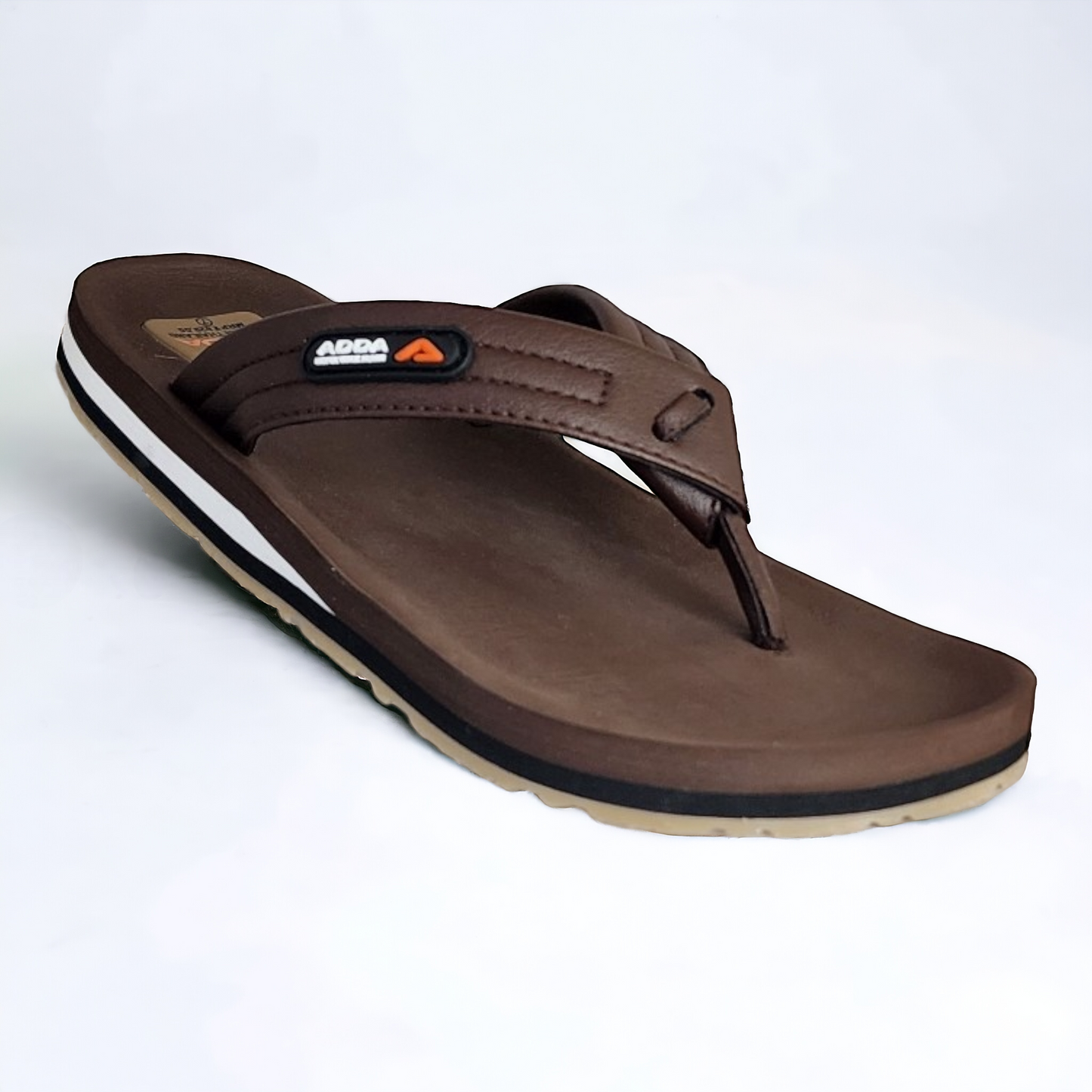 ADDA ONLY1 BROWN Men's Slipper/Chapple/Flip flop