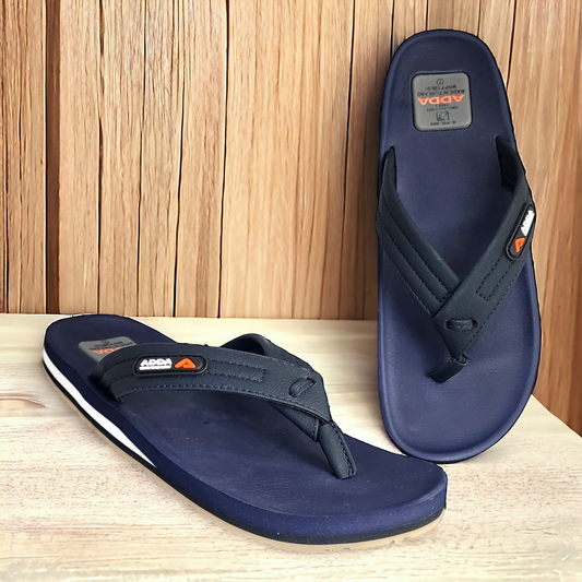ADDA ONLY1 NAVY Men's Slipper/Chapple/Flip flop