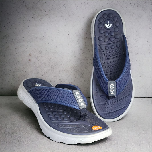 ADDA PACIFIC1 NAVY/GREY Men's Slipper/Chapple/Flip flop