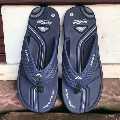 ADDA ROLEX2 FULL NAVY Men's Slipper/Chapple/Flip flop