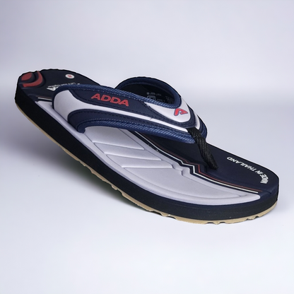 ADDA ROLEX2 BLUE/GREY Men's Slipper/Chapple/Flip flop