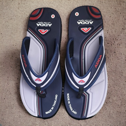 ADDA ROLEX2 BLUE/GREY Men's Slipper/Chapple/Flip flop