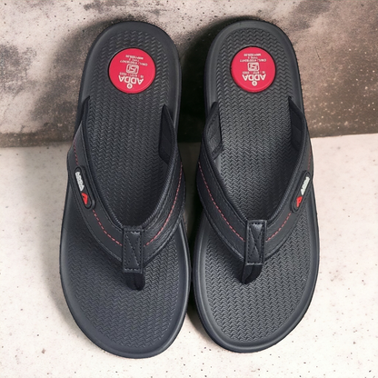 ADDA ROLEX18 BLACK Men's Slipper/Chapple/Flip flop