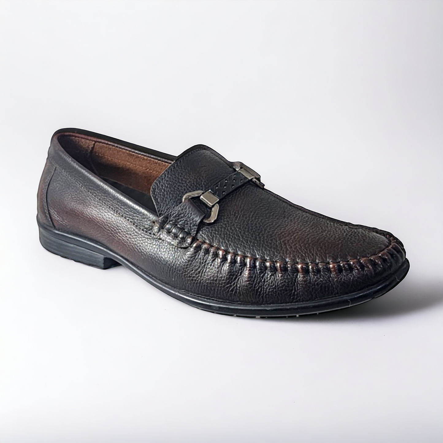 ZOOM 6622 BROWN Men's Loafers/Leather Shoes