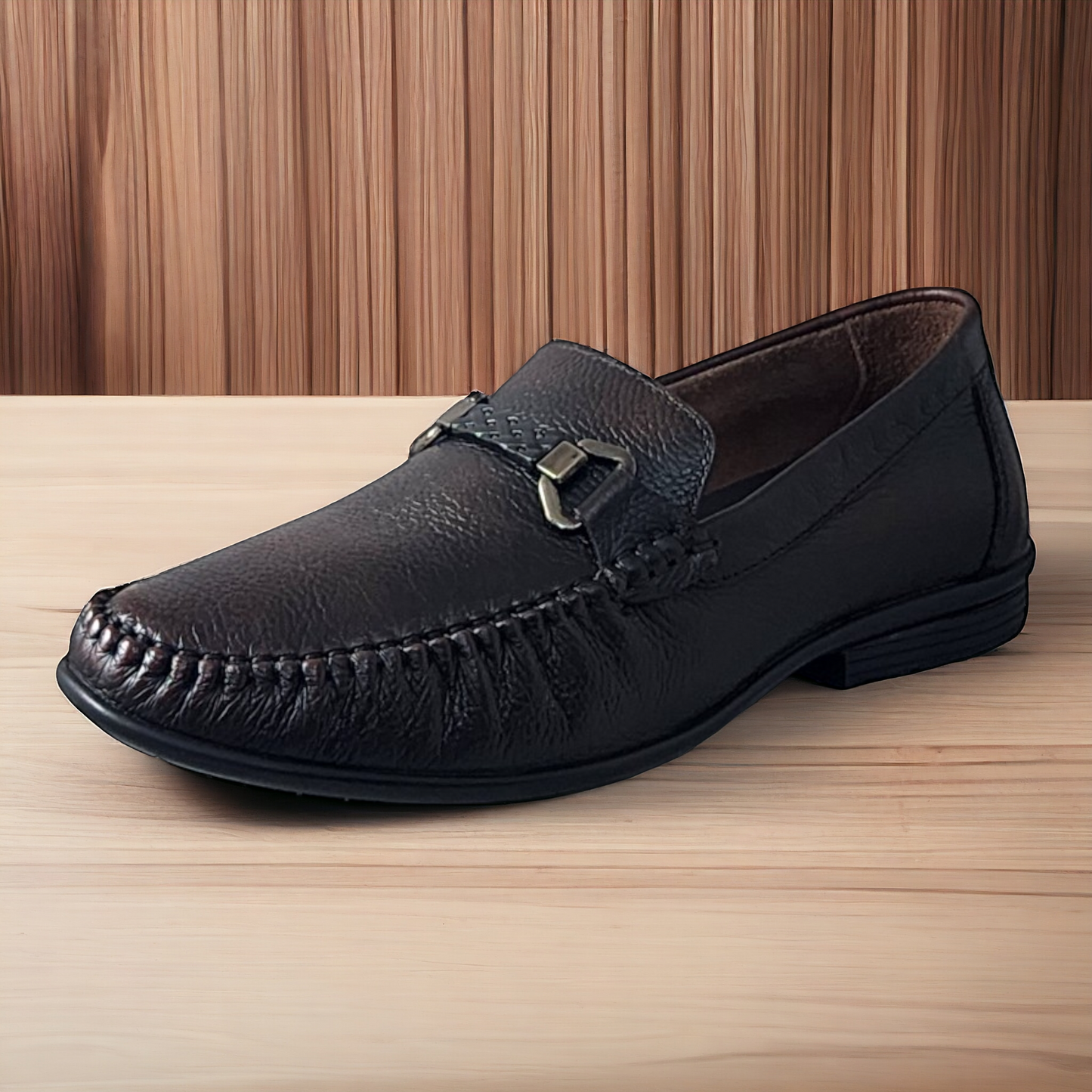 ZOOM 6622 BROWN Men's Loafers/Leather Shoes