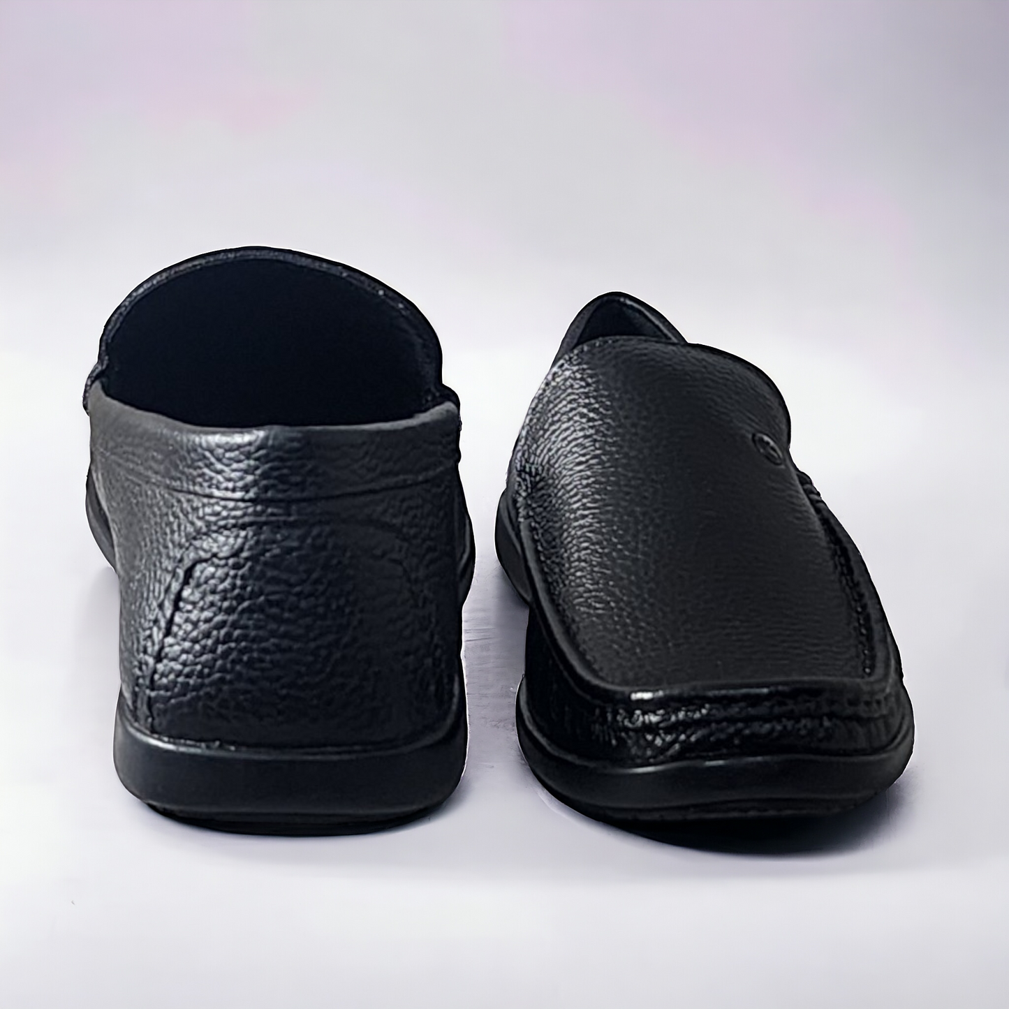 ZOOM D1315 BLACK Men's Loafers/Leather Shoes