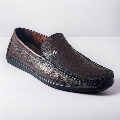 ZOOM D1315 BROWN Men's Loafers/Leather Shoes