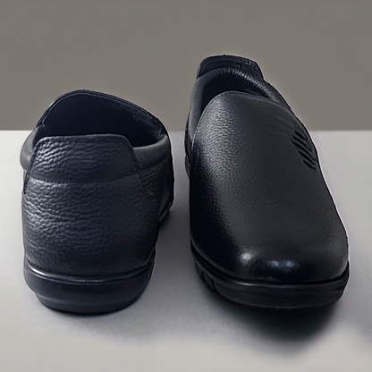 ZOOM NH07 BLACK Men's Casual Leather Shoes