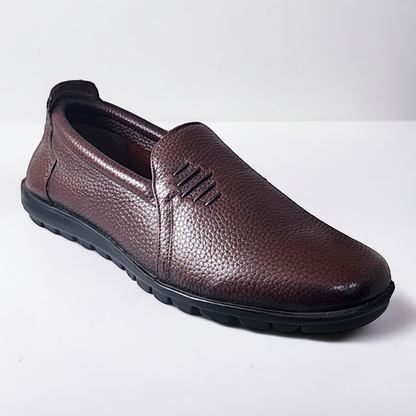 ZOOM NH07 BROWN Men's Casual Leather Shoes