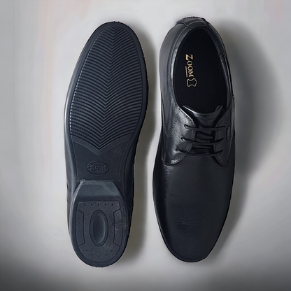 ZOOM S1481 BLACK Men's Casual Lace Up Leather Shoes